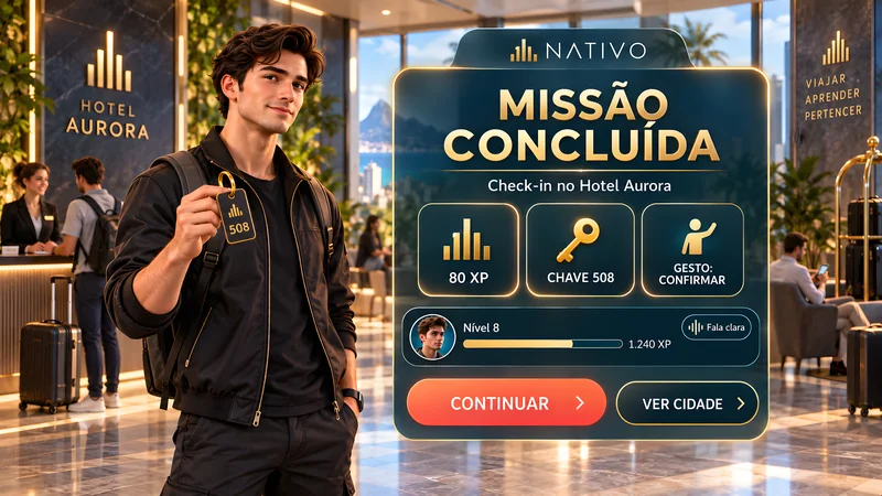 Tela de missão concluída